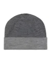Brunello Cucinelli Cashmere-silk Knitted Beanie In Gray