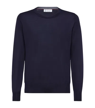 BRUNELLO CUCINELLI CASHMERE-SILK SWEATER