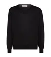 Brunello Cucinelli Cashmere And Silk Sweater In Black