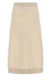 Brunello Cucinelli Women Cashmere Skirt In Neutral