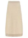 Brunello Cucinelli Women Cashmere Skirt In Neutral