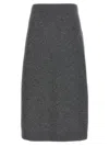 Brunello Cucinelli Longuette Midi Skirt In Stretch Cashmere