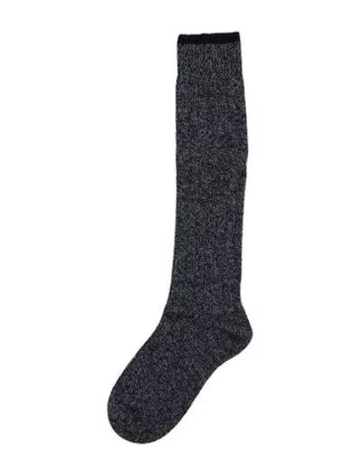Pre-owned Brunello Cucinelli Cashmere Sock W/tags In Blue