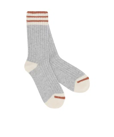 BRUNELLO CUCINELLI BRUNELLO CUCINELLI STRAPPED SOCKS