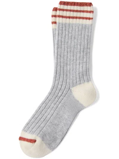 Brunello Cucinelli Cashmere Socks In Grey