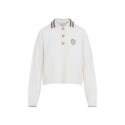 Brunello Cucinelli Cashmere Sport Club Pullover In Neutral