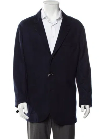 Pre-owned Brunello Cucinelli Cashmere Sport Coat In Blue
