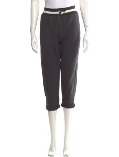 Pre-owned Brunello Cucinelli Cashmere Straight Leg Pants W/ Tags In Gray
