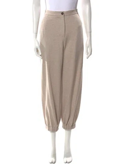 Pre-owned Brunello Cucinelli Cashmere Straight Leg Pants W/ Tags In Neutral