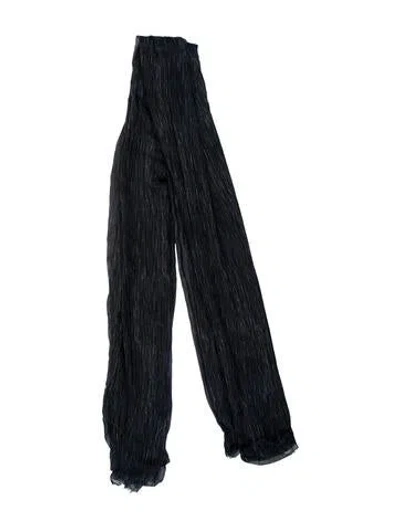 Pre-owned Brunello Cucinelli Cashmere Striped Scarf In Blue