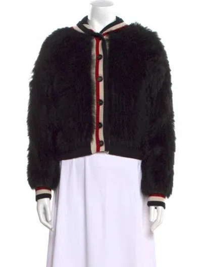 Pre-owned Brunello Cucinelli Cashmere Striped Sweater In Black