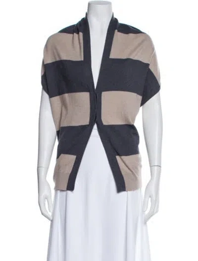 Pre-owned Brunello Cucinelli Cashmere Striped Sweater In Multi
