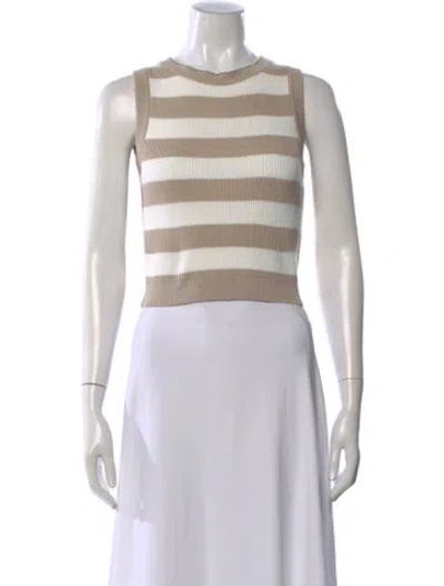 Pre-owned Brunello Cucinelli Cashmere Striped Sweater In Multi