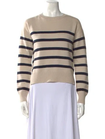Pre-owned Brunello Cucinelli Cashmere Striped Sweater In Neutral