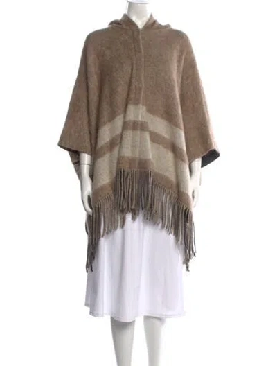 Pre-owned Brunello Cucinelli Cashmere Striped Sweater In Neutrals