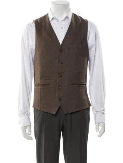 Pre-owned Brunello Cucinelli Cashmere Suit Vest In Neutral