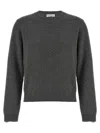 Brunello Cucinelli Cashmere Crewneck Knit Sweater With Ribbed Finish
