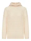Brunello Cucinelli Cashmere Blend Hooded Sweater