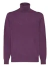 Brunello Cucinelli Klassischer Kaschmirpullover In Purple