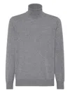 Brunello Cucinelli Cashmere Sweater In Gray