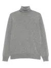 Brunello Cucinelli Men Cashmere Turtle-neck Sweater In Gray