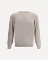 Brunello Cucinelli Cashmere Sweater In Neutral
