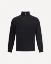 Brunello Cucinelli Cashmere Sweater Soft High Collar In Black