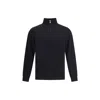 Brunello Cucinelli Cashmere Sweater Soft High Collar In Black