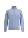 Brunello Cucinelli Cashmere Sweater In Blue