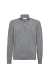 Brunello Cucinelli Cashmere Sweater In Gray