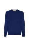 Brunello Cucinelli Cashmere Sweater In Blue