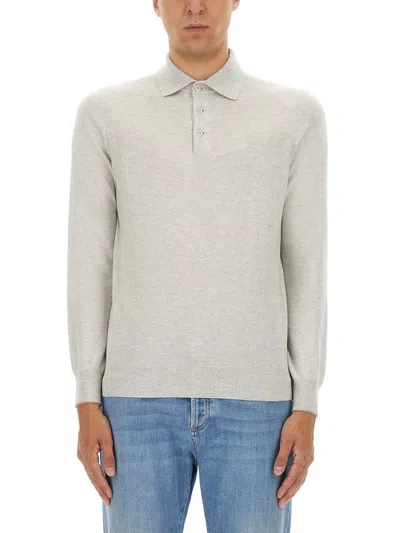 Brunello Cucinelli Cashmere Jumper In Grey