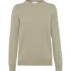 Brunello Cucinelli Cashmere Crew-neck Sweater In Gray
