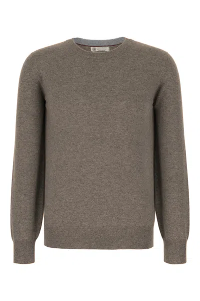 BRUNELLO CUCINELLI BRUNELLO CUCINELLI CREWNECK KNITTED JUMPER