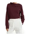 Brunello Cucinelli Cashmere Sweater In Burgundy