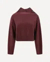 Brunello Cucinelli Cashmere Cropped High-neck Sweater