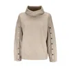 Brunello Cucinelli Magl.sport Smacchina Top In Brown