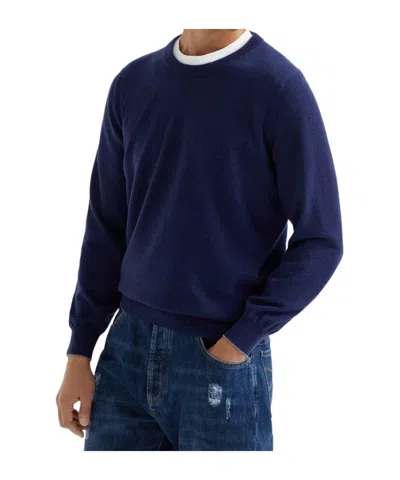 Brunello Cucinelli Cashmere Sweater In Black