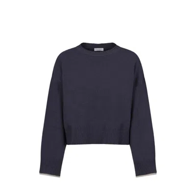 Brunello Cucinelli Cashmere Sweater In Black