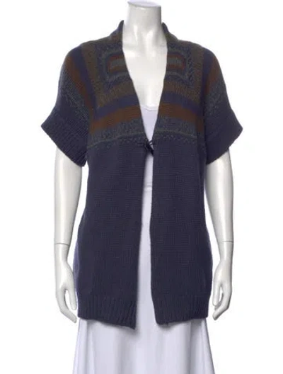 Pre-owned Brunello Cucinelli Cashmere Sweater In Blue