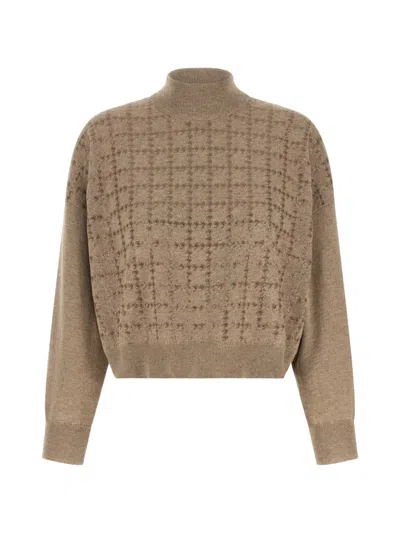 Brunello Cucinelli Cashmere Sweater In Brown