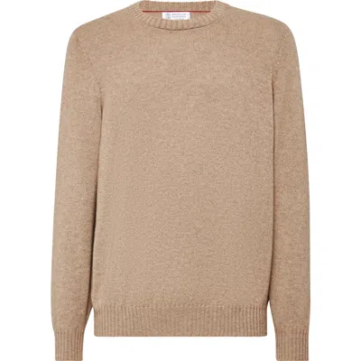 Brunello Cucinelli Cashmere Sweater In Brown