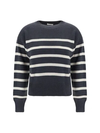 Brunello Cucinelli Sweater In Grey
