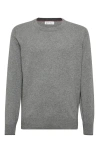 Brunello Cucinelli Cashmere Sweater In Dark Grey