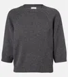 Brunello Cucinelli Cashmere Sweater In Gray