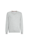 Brunello Cucinelli Cashmere Sweater In Gray