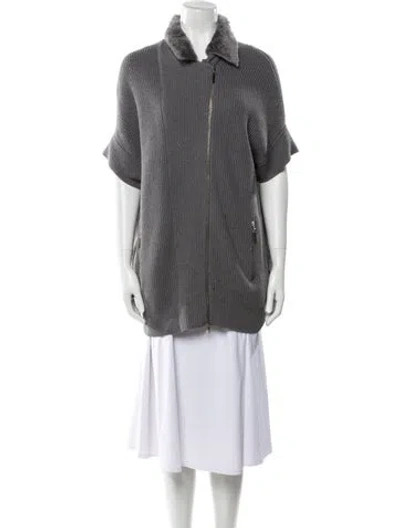 Pre-owned Brunello Cucinelli Cashmere Sweater In Gray