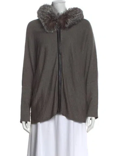 Pre-owned Brunello Cucinelli Cashmere Sweater In Gray