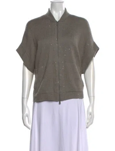 Pre-owned Brunello Cucinelli Cashmere Sweater In Gray
