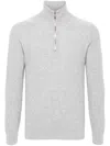 Brunello Cucinelli Cashmere Sweater In Grey